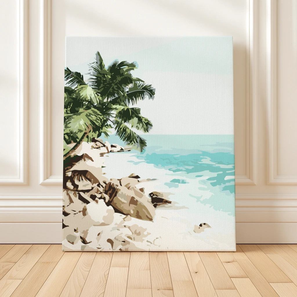 Vacation Beach - Paint by Numbers Kit – ArtSpark