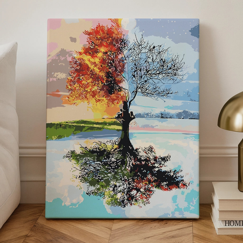 Four Seasons - Paint by Numbers Kit – ArtSpark