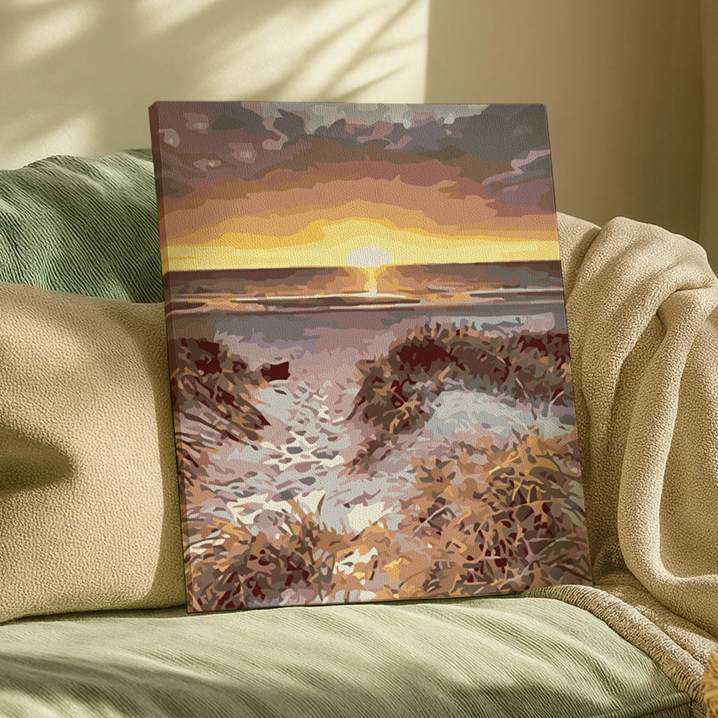 Sunrise On the Beach - Paint by Numbers Kit – ArtSpark