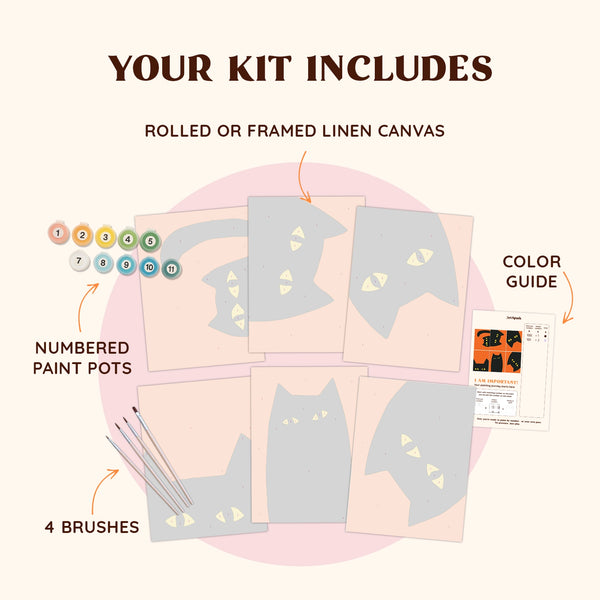 Shadow Cats (Set of 6)