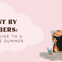 pink background with text in a beige cloud 