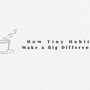 white background with an outline of coffee cup and text 