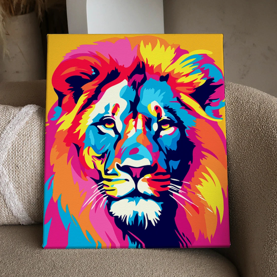 Abstract Lion