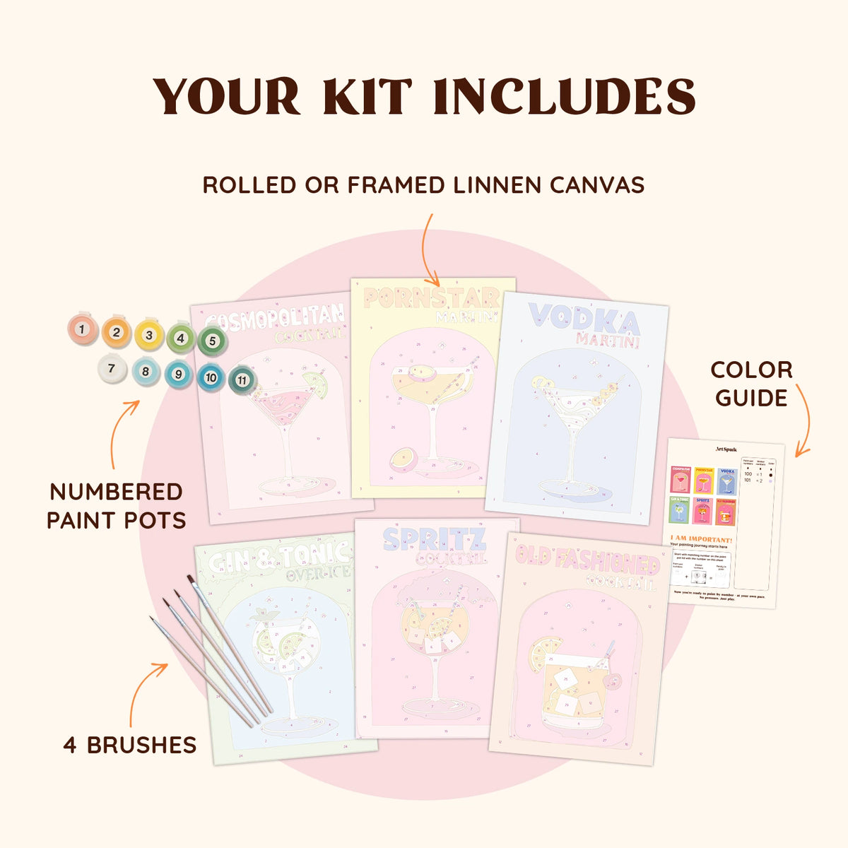 Cocktail Cuties (Set of 6)