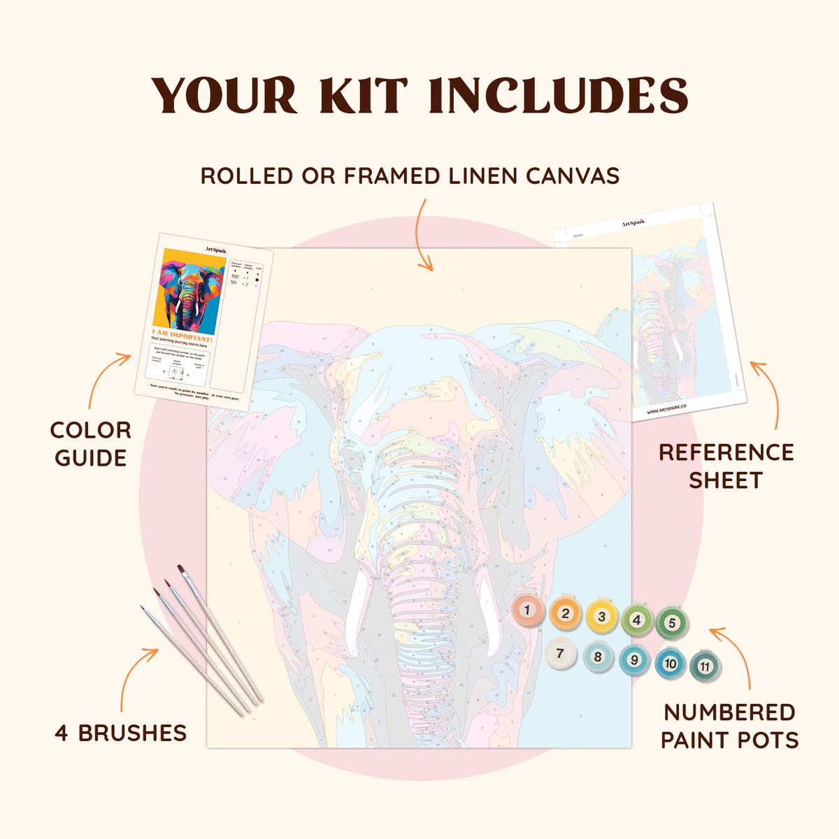Abstract Elephant