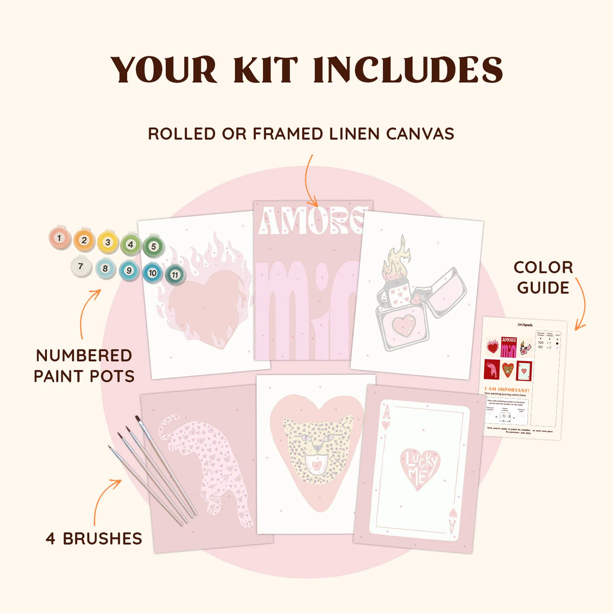 Wild Heart (Set of 6)