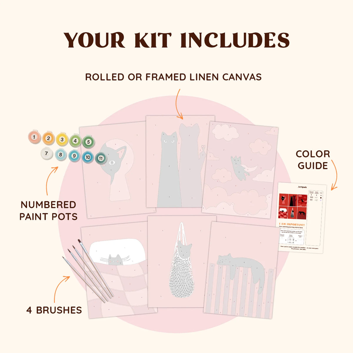 Bold Meow (Set of 6)