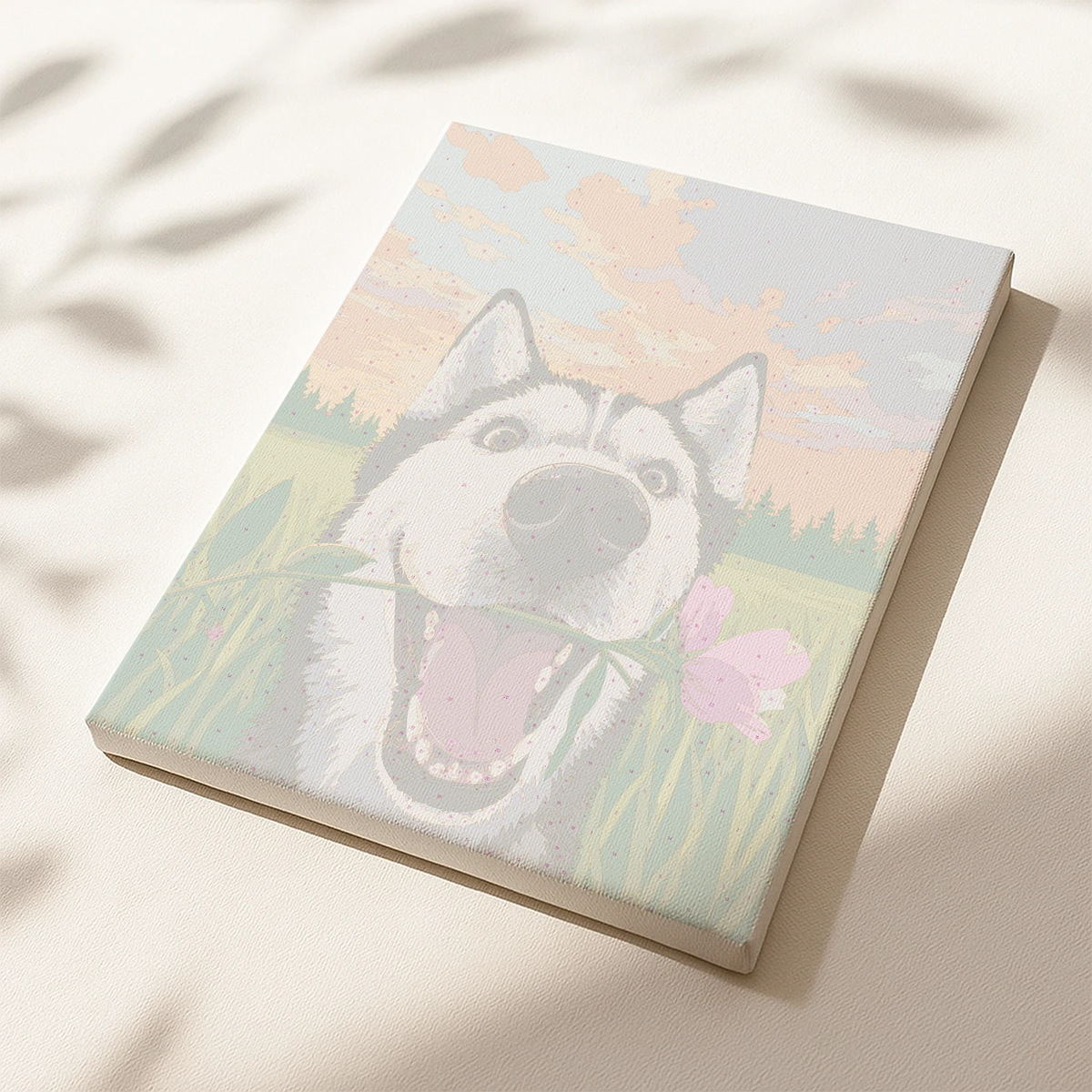 Husky Sunset