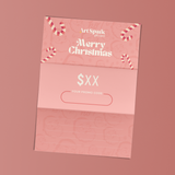 ArtSpark gift card, Candy Cane design