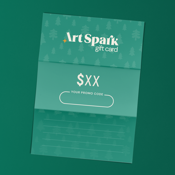 ArtSpark gift card, Forest design
