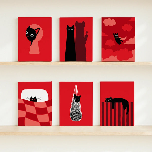 Bold Meow (Set of 6)