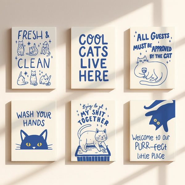 Cat Rules (Set of 6)