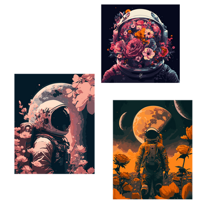 Flower Astronaut Bundle