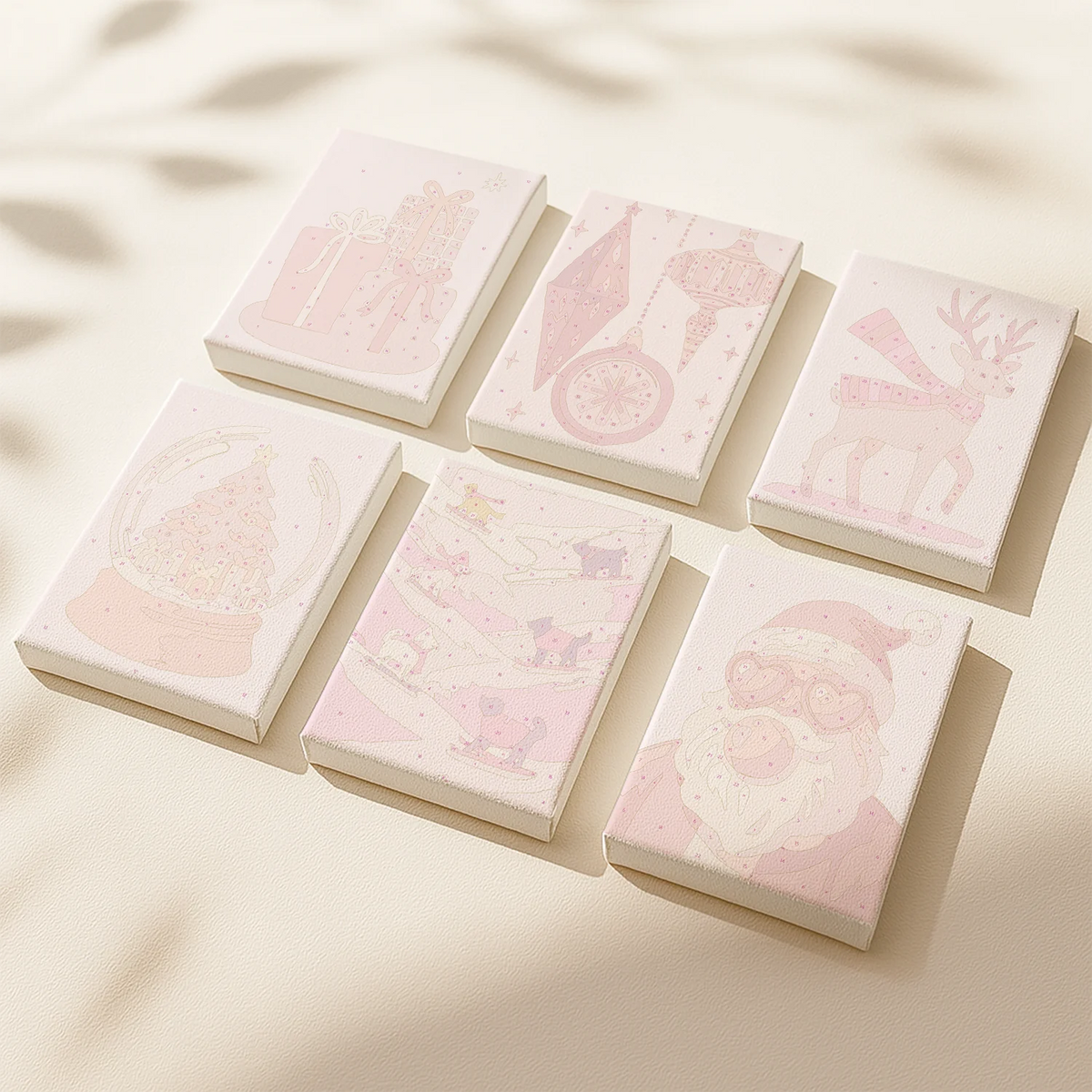 Pink Christmas Vibes (Set of 6)