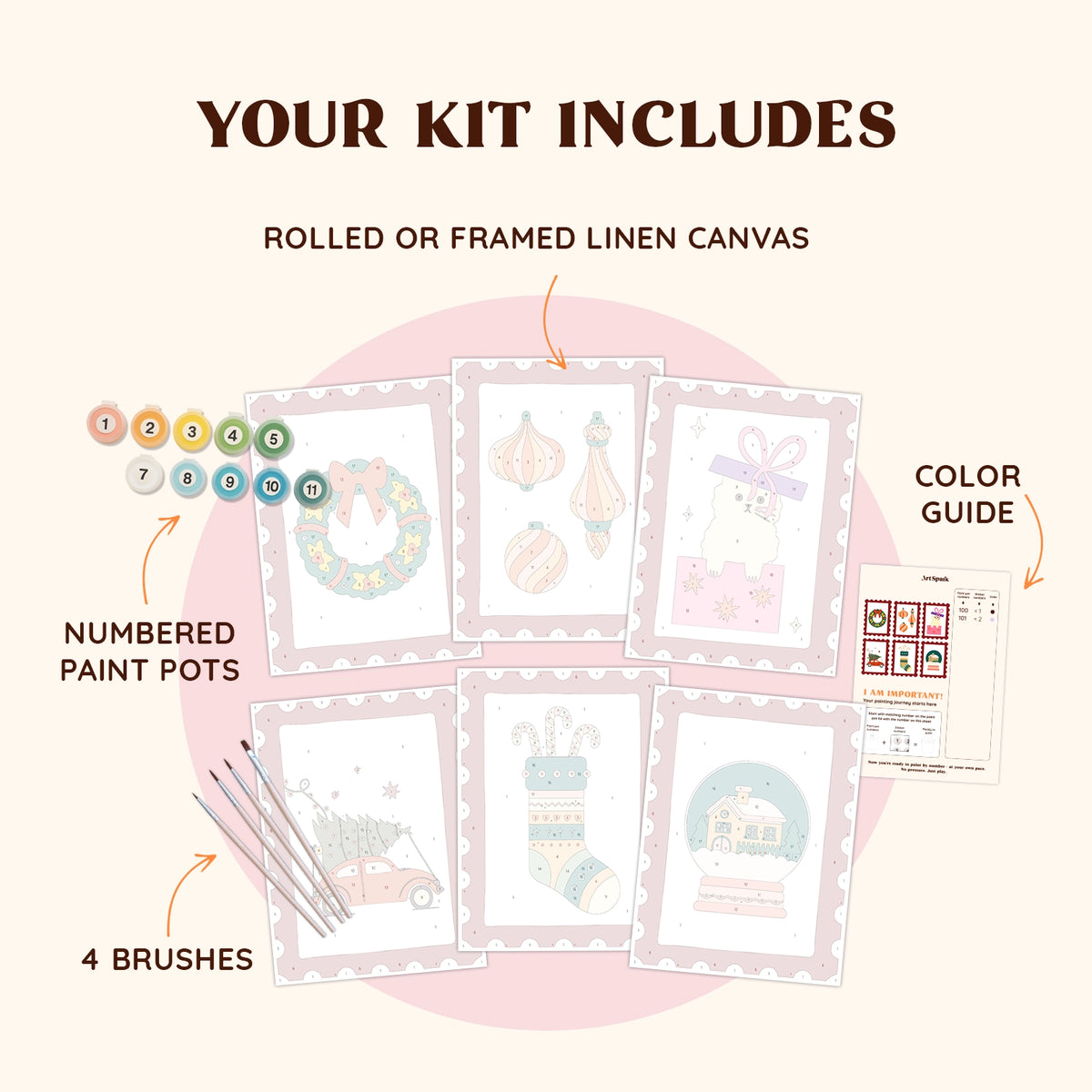 Festive Mail (Set of 6)