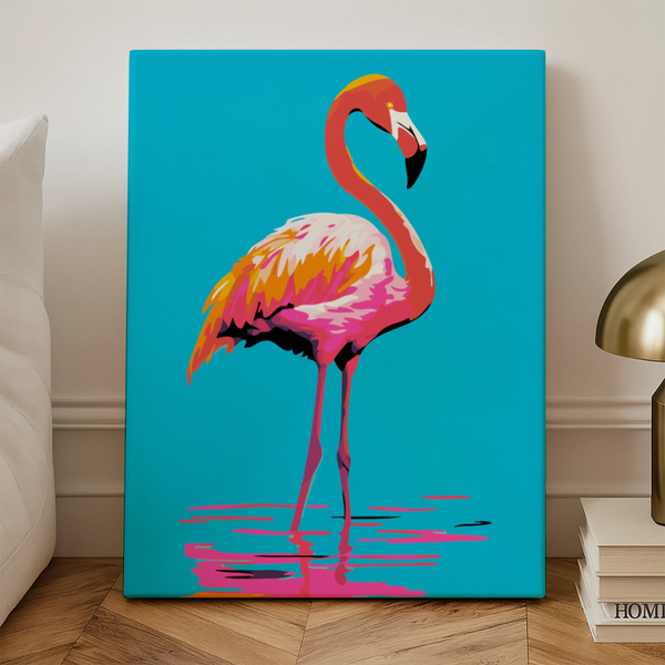 Abstract Flamingo
