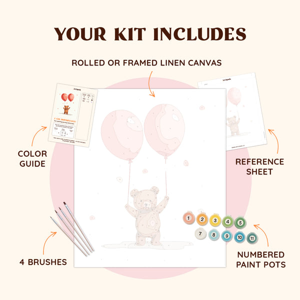 Watercolor Teddy Bear