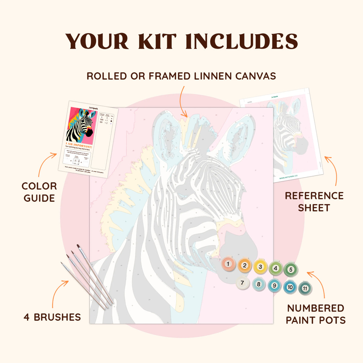 Abstract Zebra