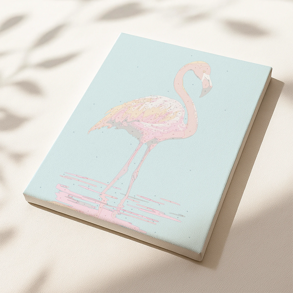 Abstract Flamingo