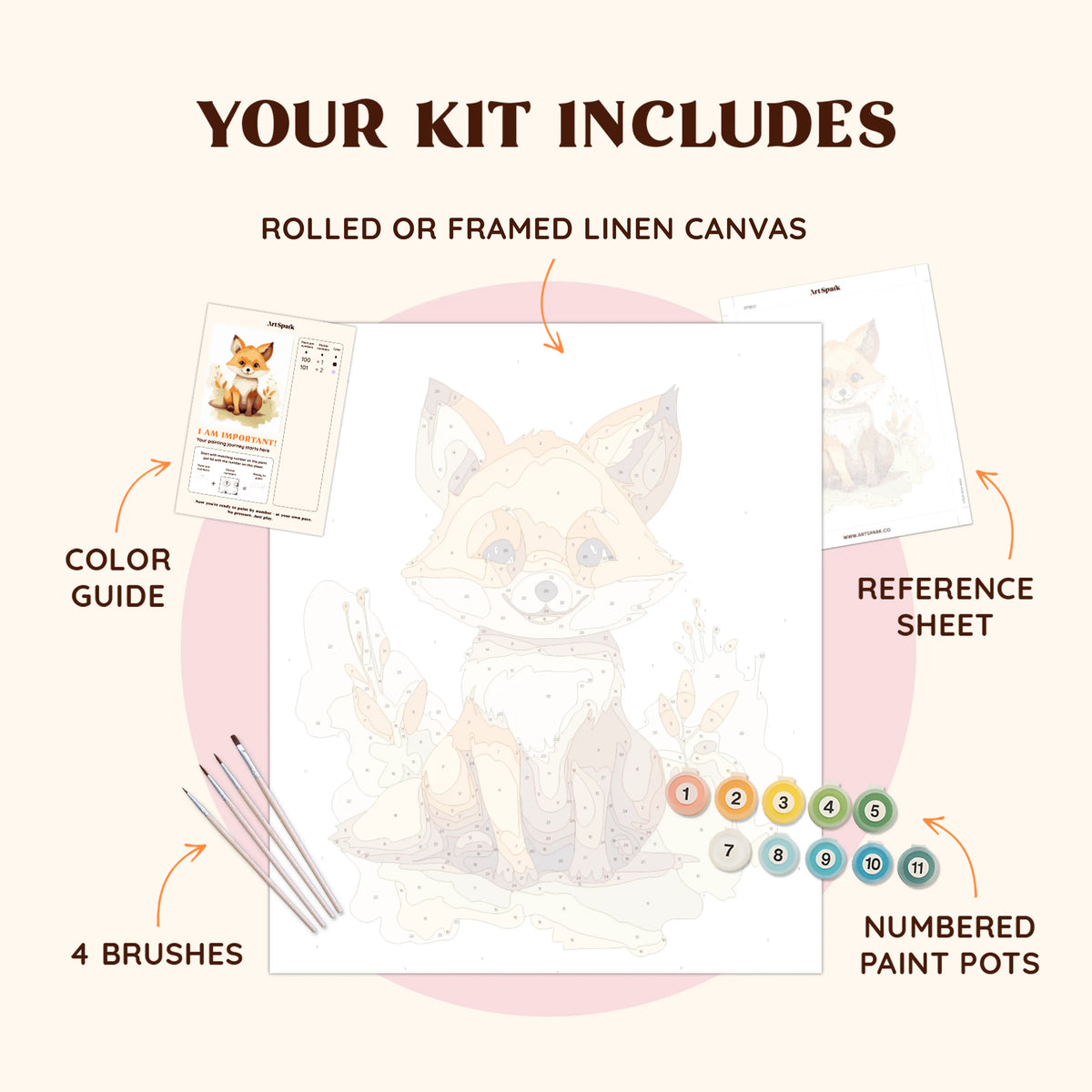 Watercolor Fox