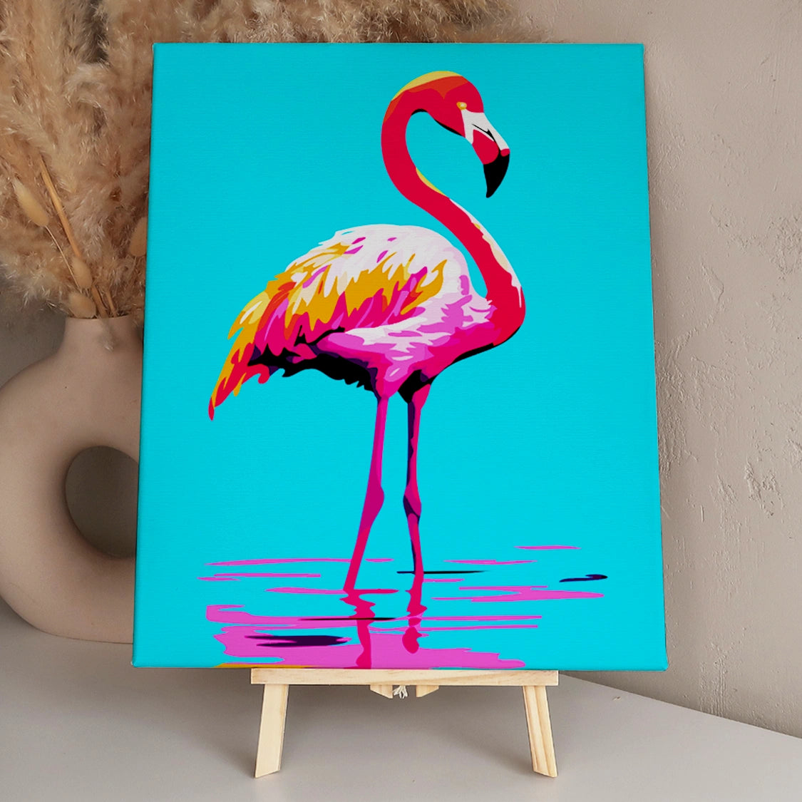 Abstract Flamingo