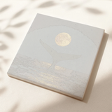 Numbered canvas preview of the Night Whale paint by numbers showing whale tail and moon outline