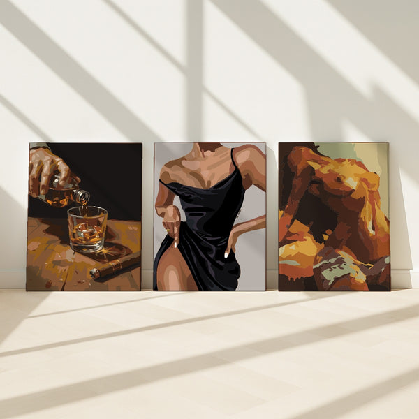 Amber and Satin