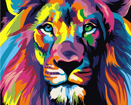 Colorful Lion