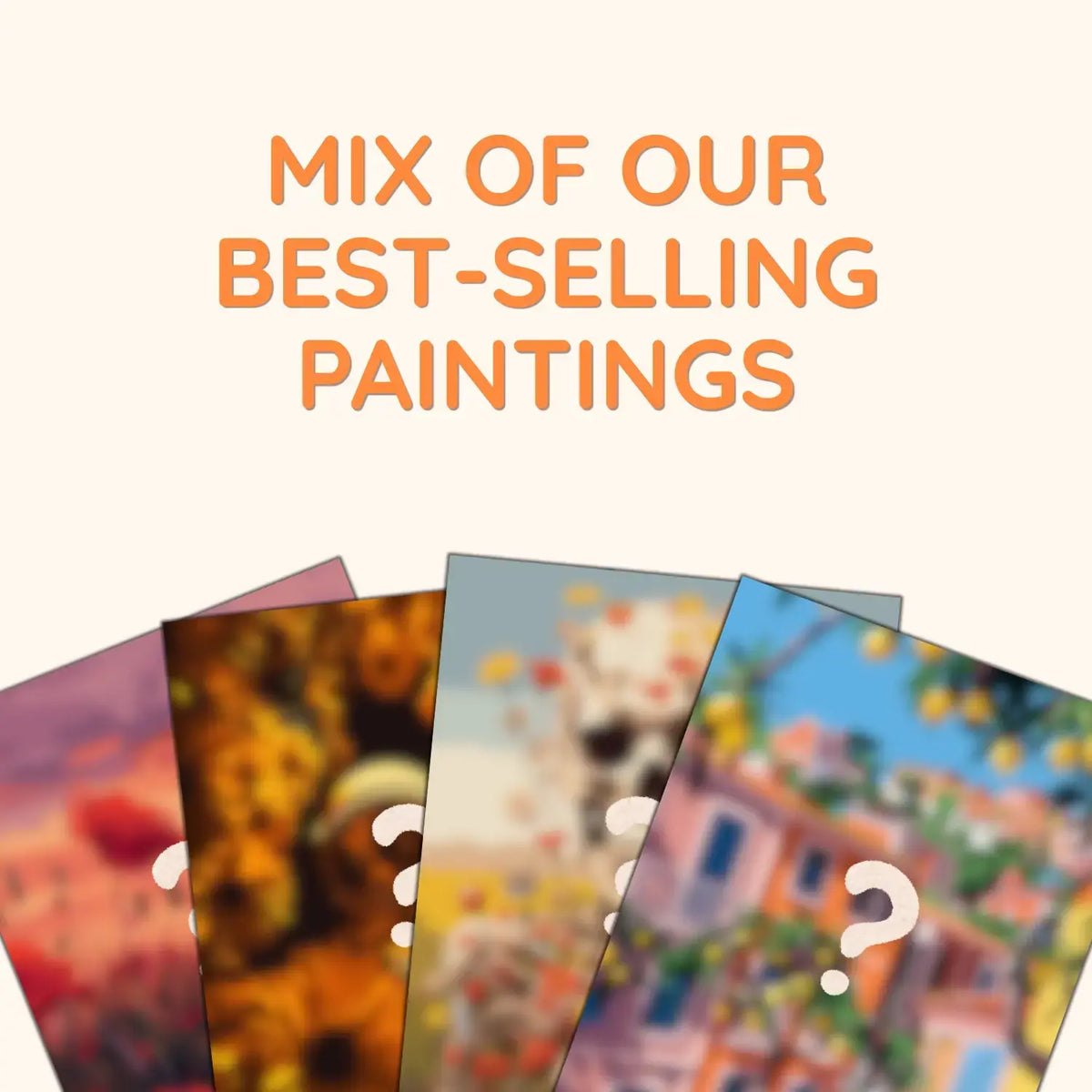 Mega Mystery Gift Bundle showing a mix of mystery ArtSpark paint by numbers kits.