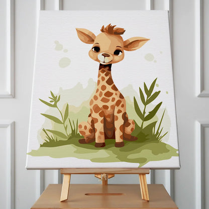 Watercolor Giraffe