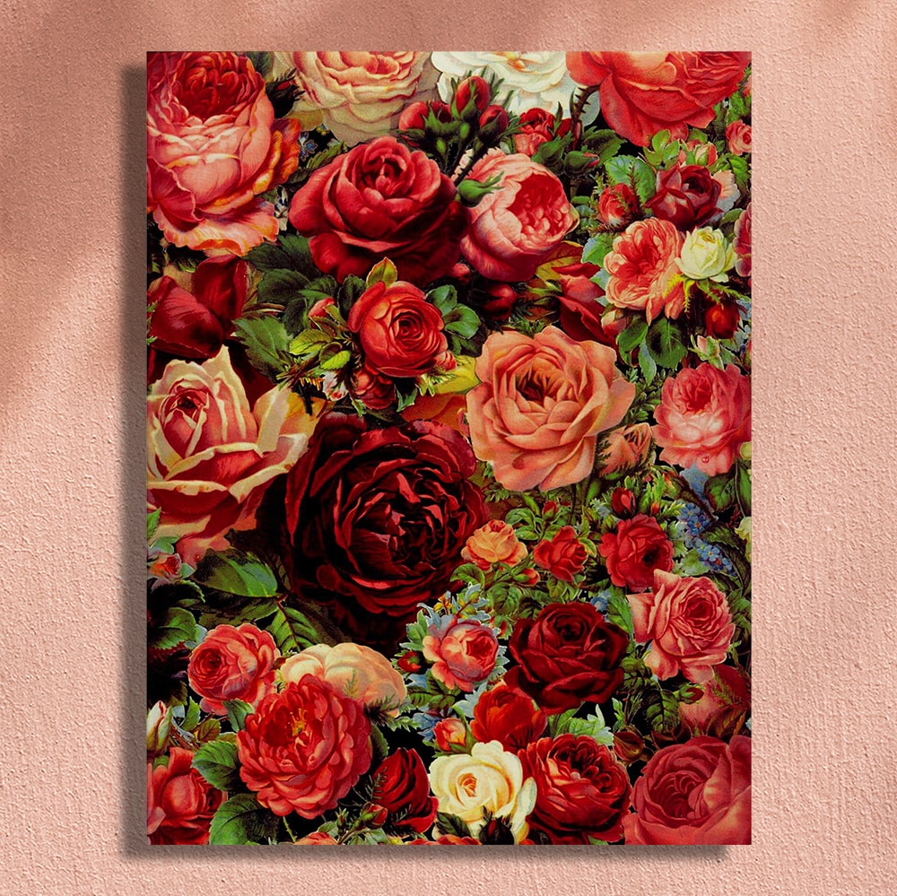 Red Roses - Paint by Numbers Kit – ArtSpark