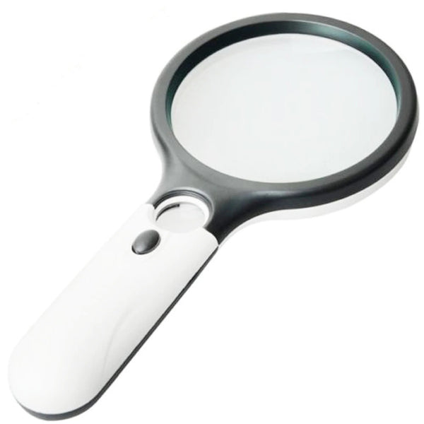 LED magnifying glass with ergonomic handle – perfect for painting fine details in paint-by-numbers kits